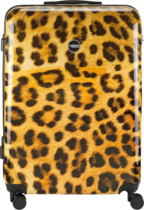 Actual product image Princess Traveler Animal Print - Travel suitcase â € “Leopard - Large - 76 cm - Double wheels (107 l)