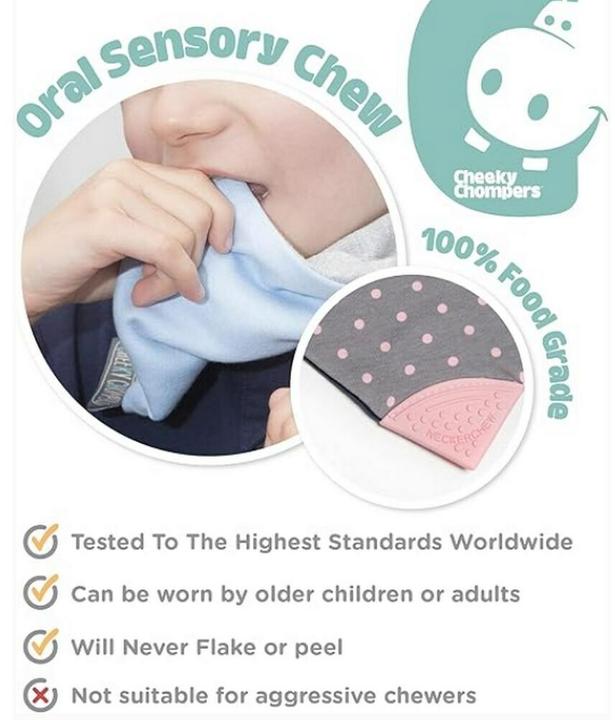 Produktbild Cheeky Chompers Large Neckerchew Botanical Bloom (2 Monate)