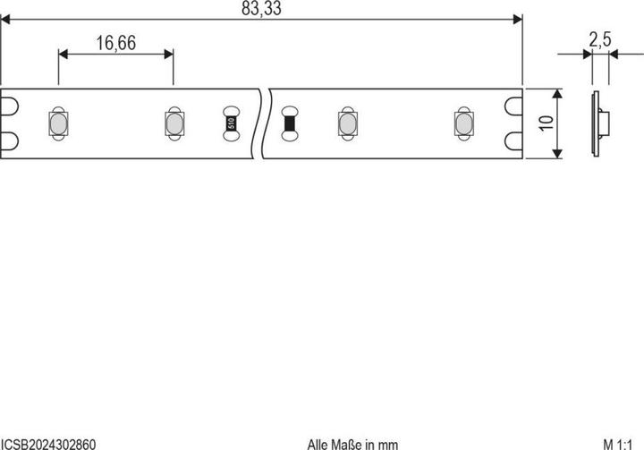 Produktbild EVN ICSB2024302860 (Grün, 500 cm, Indoor)