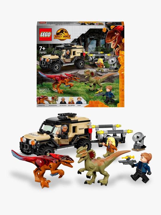 Actual product image LEGO Pyroraptor & Dilophosaurus Transport (76951, LEGO Jurassic World, LEGO Rare Sets)