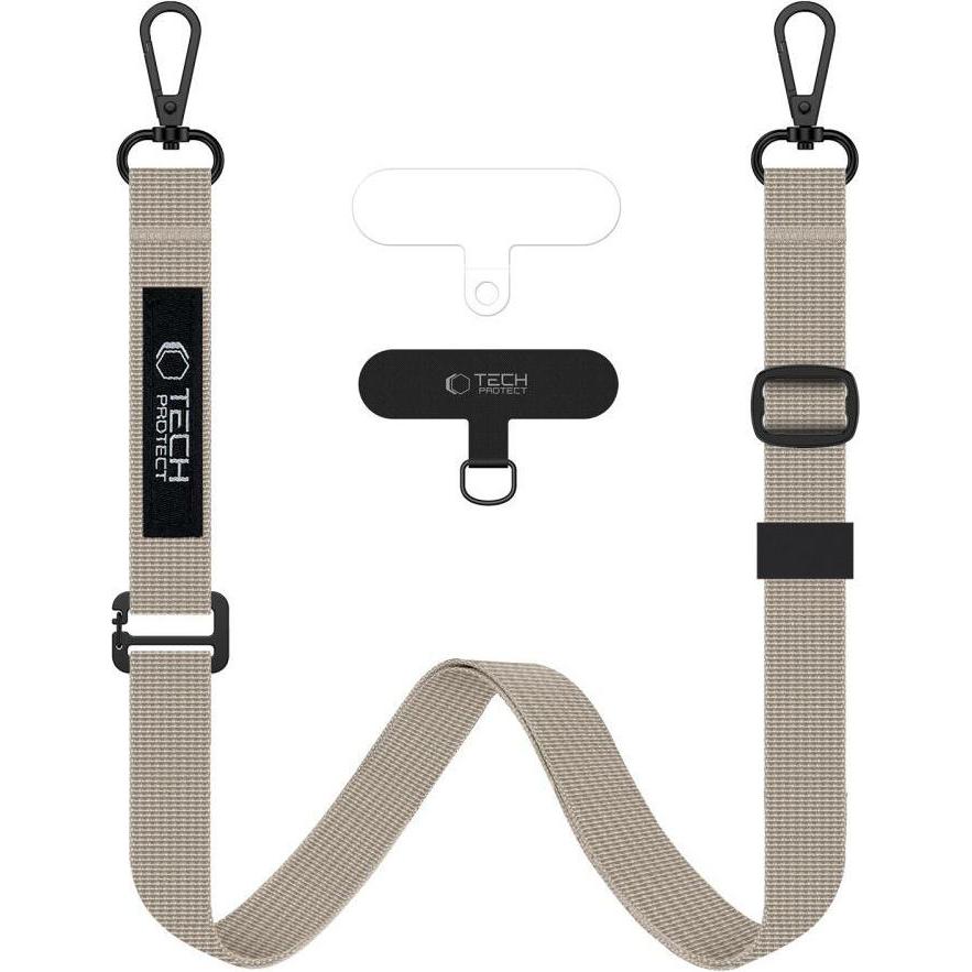 Tech-Protect C65 Rope Crossbody Leash - Beige, Accessori per cellulare, Beige