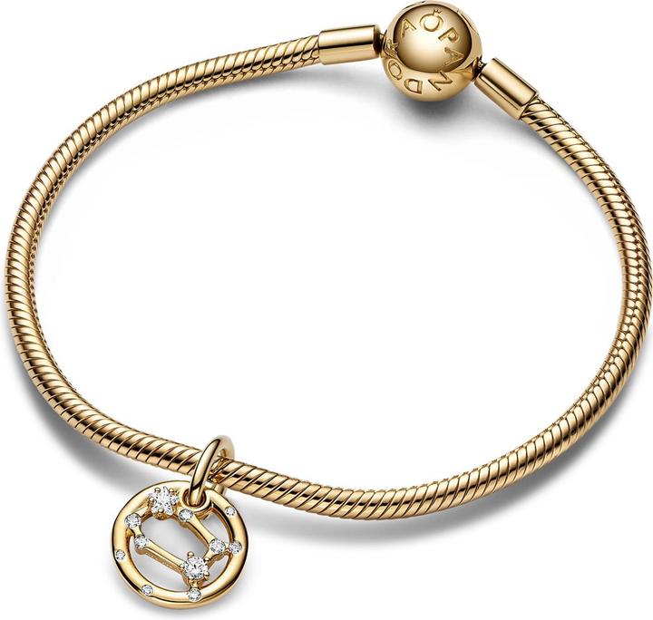 Image du produit Pandora Gémeaux Zodiak Charm/Beads (Métal, Plaqué or)