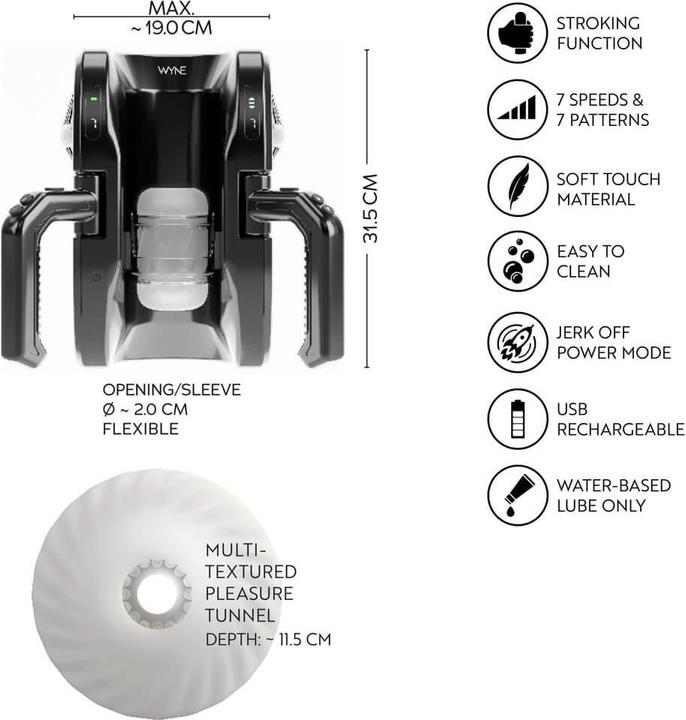 Actual product image Wyne Masturbator 10