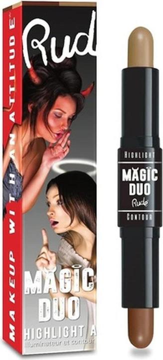 Produktbild Rude Cosmetics RUDE Magic Duo Highlight & Contour Light (Highlighter)
