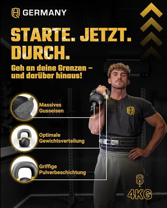 Actual product image Hq Germany Powdercoat Kettlebell