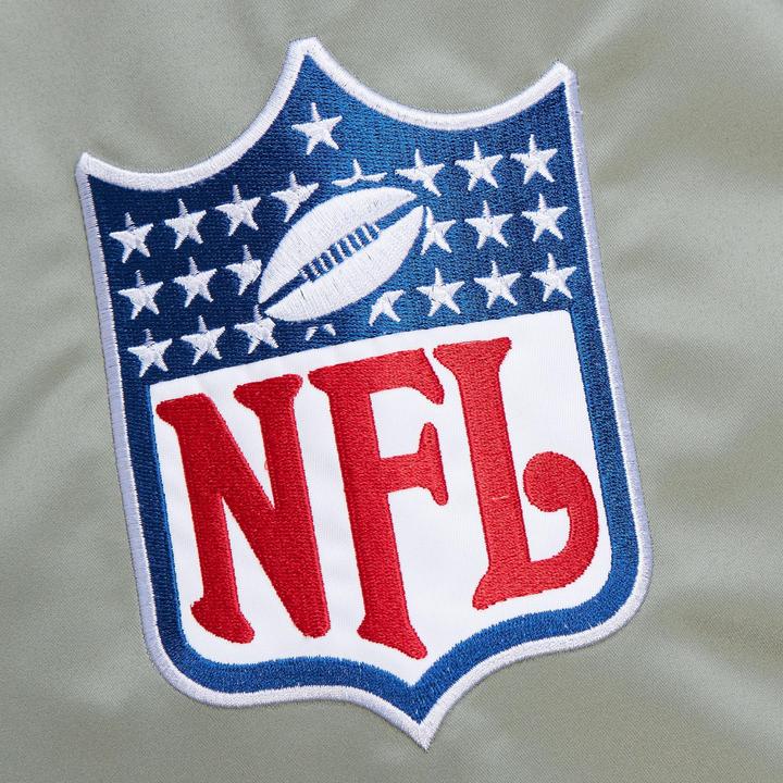 Actual product image Mitchell & Ness M&N Heavyweight Satin Jacke NFL Oakland Raiders - S (S)