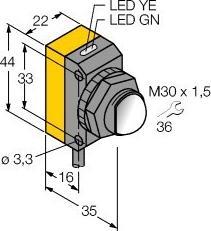 Actual product image Turck Opto-sensor