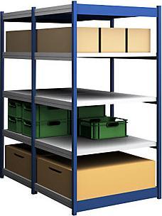 Produktbild kaiserkraft Stabil-Steckregal, doppelseitig