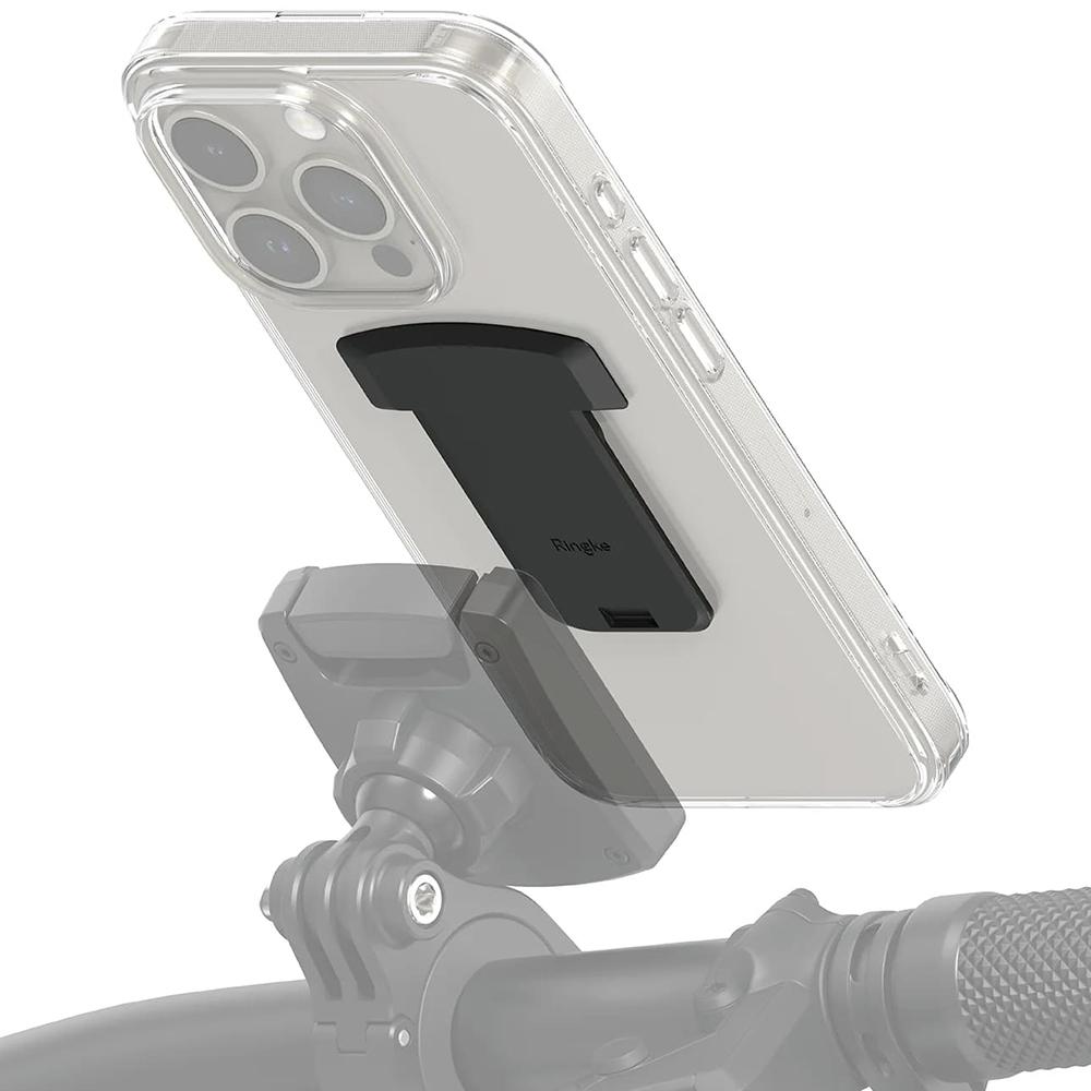 Ringke - Universal Adapter Quick & Go (2 pack) - Bike Holder Compatible, for Phone - Black, Supporto per smartphone, Nero