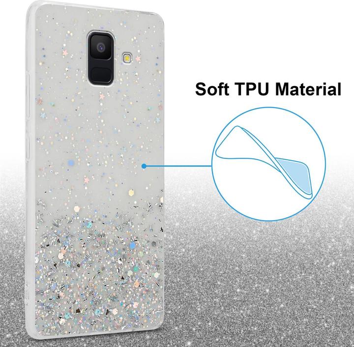 Produktbild Cadorabo TPU Cover funkelnder Glitter (Samsung Galaxy J6 (2018))
