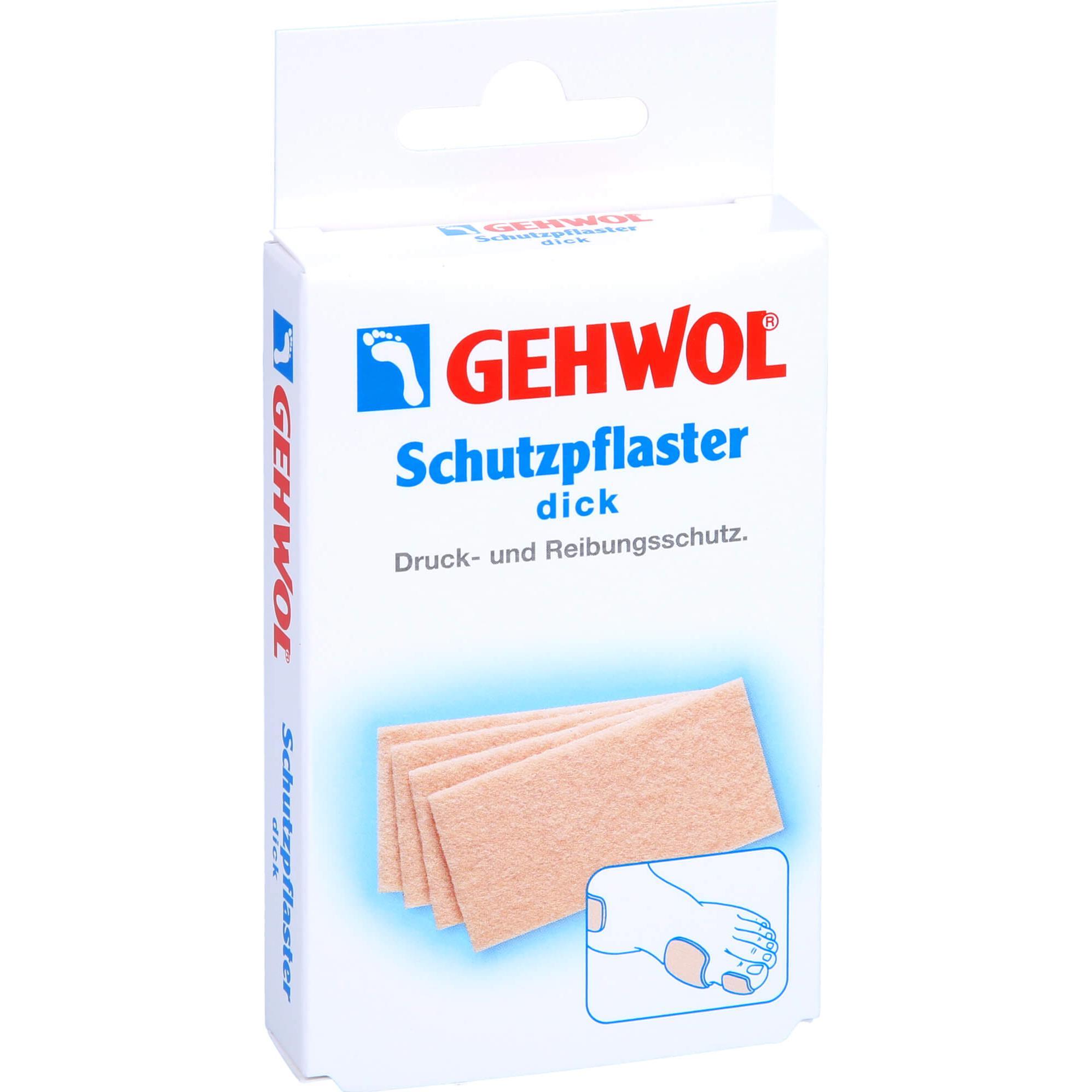 Gehwol, Pflaster, Schutzpflaster 90x45mm dick (4 x)