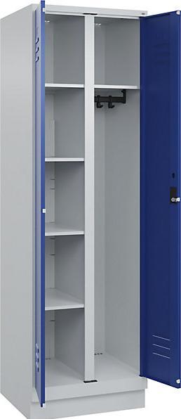 Gentian blue RAL 5010, Light grey RAL 7035