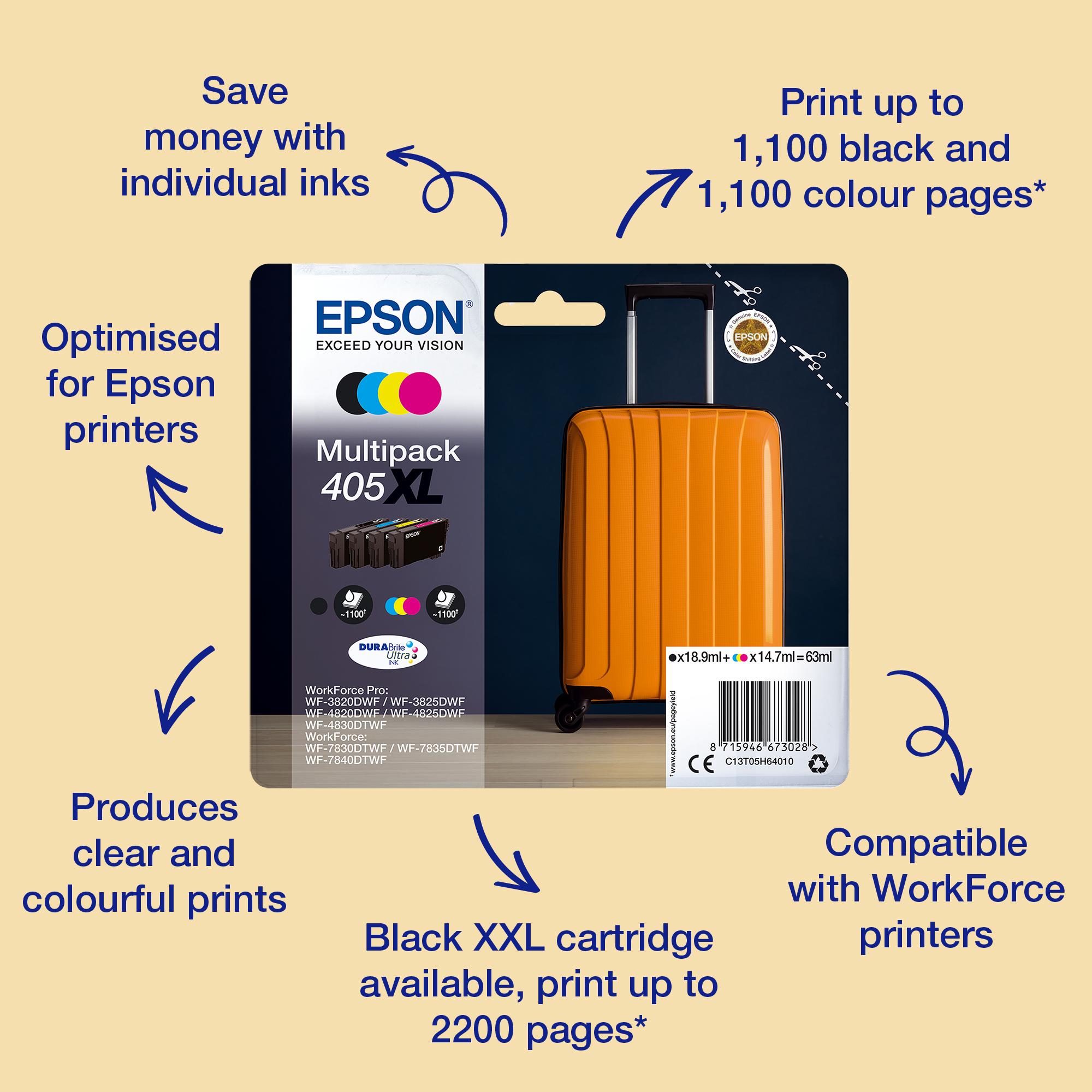 Thumbnail - Epson, Druckerpatrone, 405XL (BK)