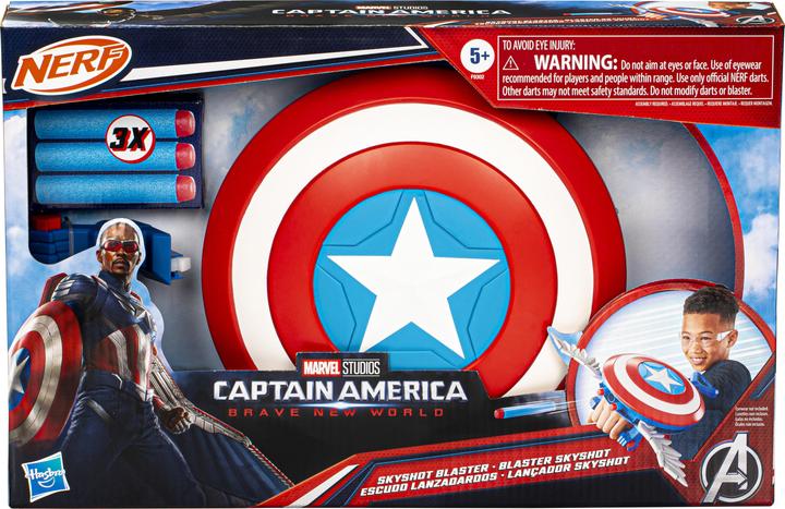 Hasbro Marvel Captain America Brave New World Skyshot Bla