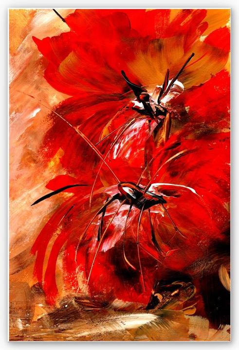 Image du produit Trenddeko Niksic - Fleurs de feu (40 x 60 cm)