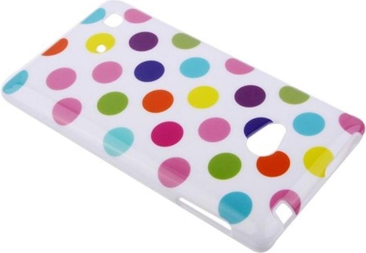 Produktbild König Design Schutzhülle TPU Case für Handy Nokia Lumia 720 Weiss / Bunt (Nokia Lumia 720)