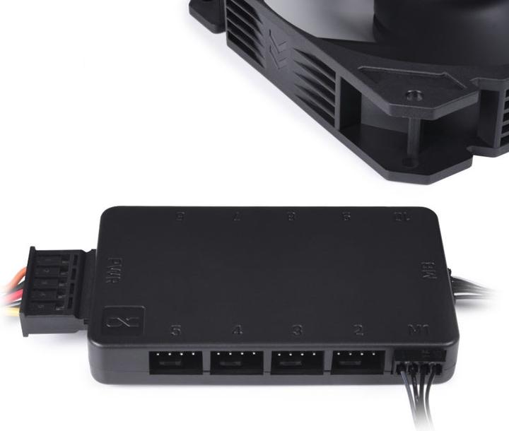 Immagine prodotto Alphacool Splitter PWM Core 10x a 4 pin - nero (10 Ventilatore)