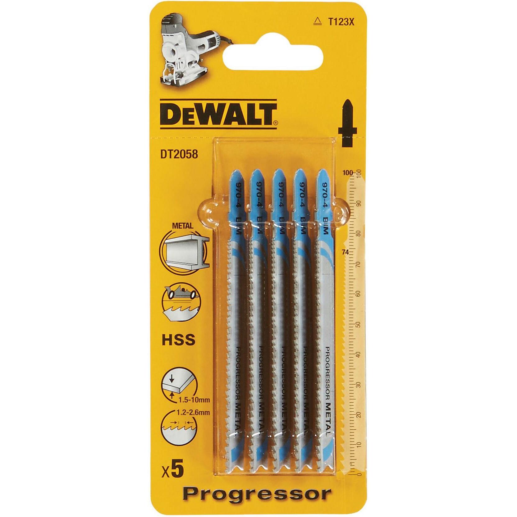 DeWalt, Sägeblatt, Stichsägeblatt