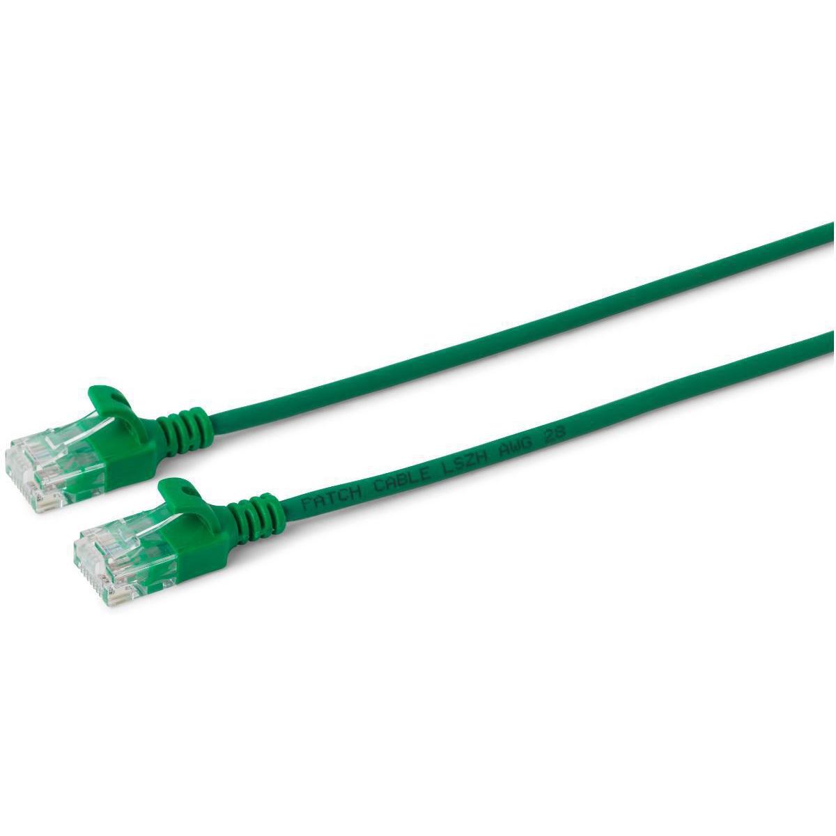Thumbnail - MicroConnect U/UTP CAT6A Slim 0.5M Green (U/UTP, CAT6a, 0.50 m), Netzwerkkabel
