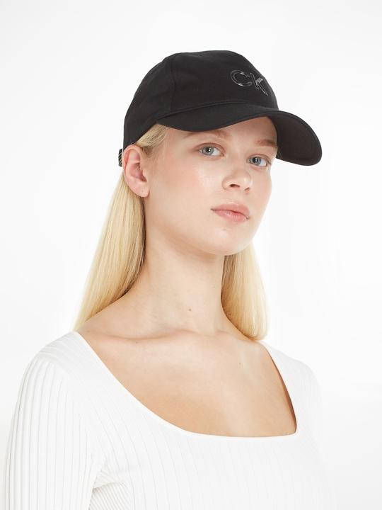 Produktbild Calvin Klein Damen Cap Re-Lock Inlay Ck Basecap, Schwarz (Ck Black), Einheitsgrösse (One Size)