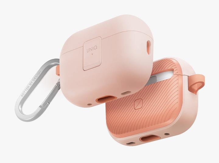 Produktbild Uniq etui Clyde Lock Case AirPods Pro 2 (2022/2023) pudroworóżowy-różowy/light pink-crepe pink