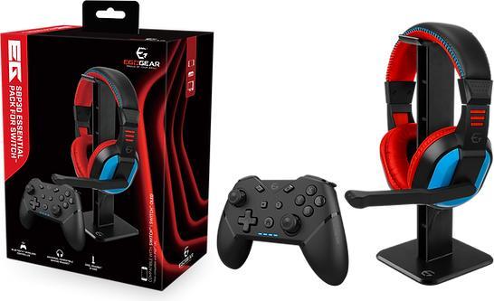 Immagine prodotto Egogear EssentialPack Cuffia + supporto + interruttore del controller (PS3, PC, Switch OLED)