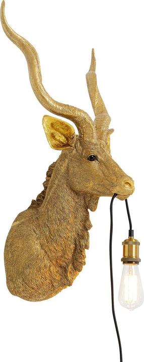 Image du produit Kare Design Applique murale Animal Goat Gold 45x74cm (E27)