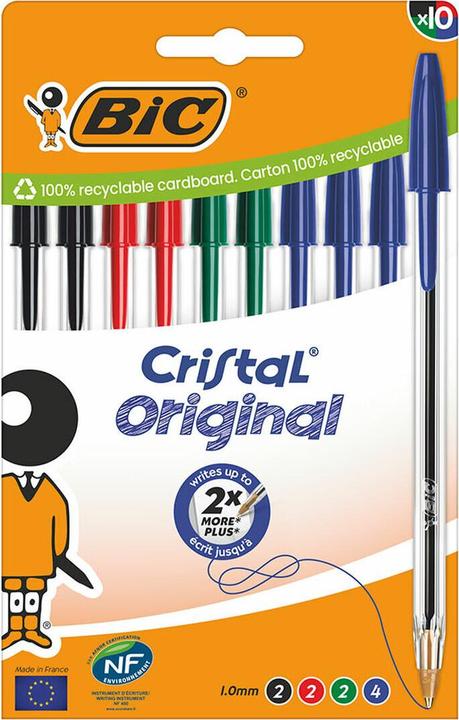 Image du produit Bic Cristal (Transparent, 10 x)