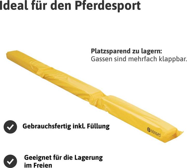 Actual product image Dönges Horse lane à 300 x 17 x 10 cm, yellow