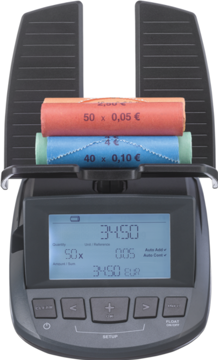 Produktbild ratiotec Geldwaage RS 2000 (Made in Germany) (Geldscheinzähler, Münzzähler)