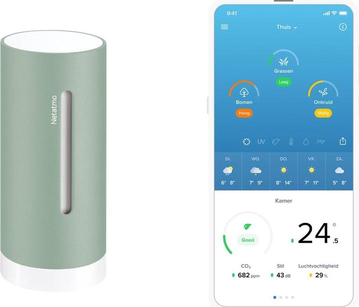 Netatmo Zusätzliches Smartes Innenmodul (Mint)