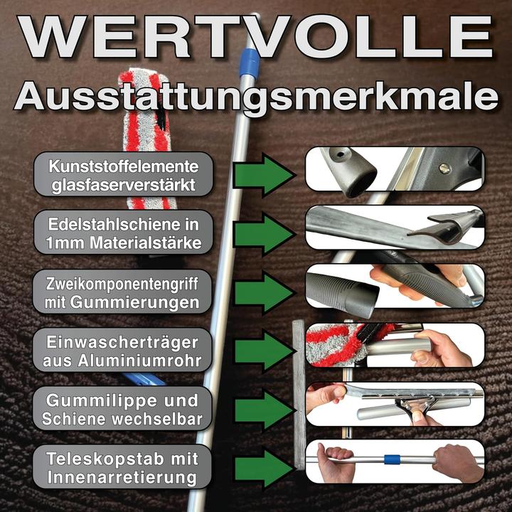 Produktbild FenWi 3m Teleskop Fensterputz-Set