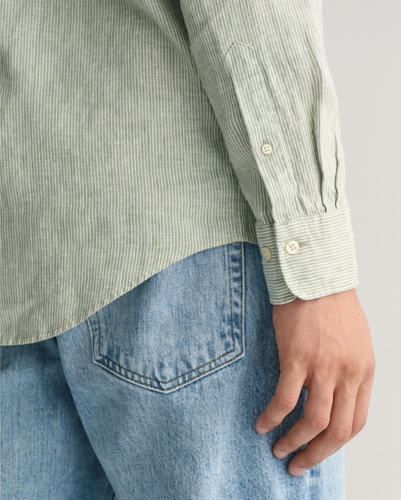 Produktbild GANT gestreiftes hemd reg linen (XL)