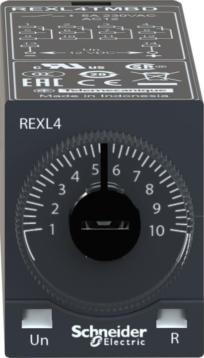Produktbild Schneider Electric 4 CO On Delay timer 24V DC REXL4TMBD