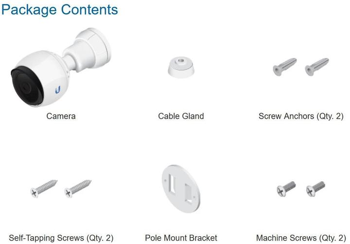 Produktbild Ubiquiti UVC-G4-Bullet (2688 x 1512 Pixels)