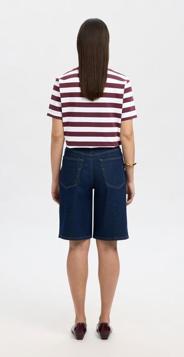 Actual product image Selected Femme Slfessential Ss Striped Boxy Tee Noos (M)