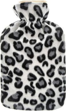 Actual product image KS Brands Hot Water Bottle 2 Litre Leopard Print (2 l, Bed flask without cover)