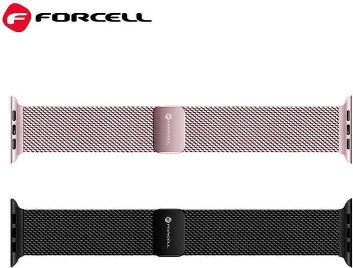 Image du produit Forcell Bracelet pour Apple Watch F-Design FA14 acier magnétique 38 / 40 / 41 mm rose (Acier inoxydable)