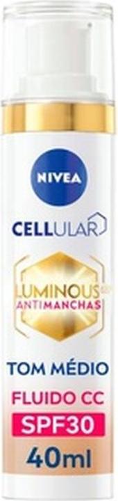 Immagine prodotto NIVEA Luminous 630 Anti-Spot Fluid CC SPF30 3-in-1 40ml CC Cream a tripla azione per il viso colorato (Valore medio)