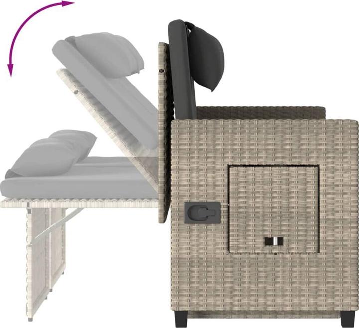 Image du produit vidaXL Ensemble salon de jardin 10 pièces avec coussins