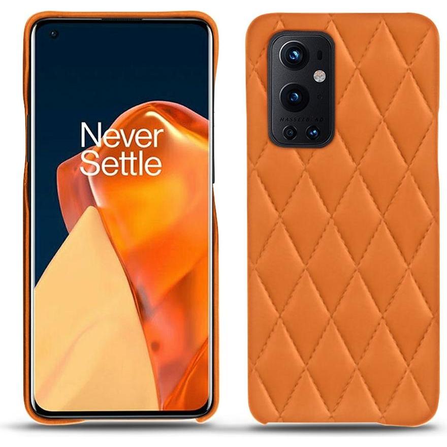 Noreve Lederschutzhülle (OnePlus 9 Pro), Smartphone Hülle, Orange