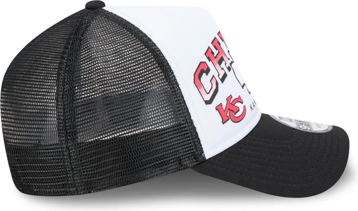 Actual product image New Era A-Frame Mesh Trucker Cap - RETRO Kansas City Chiefs