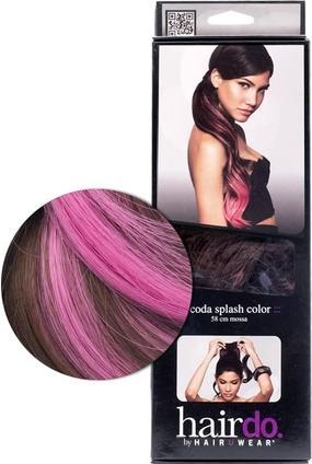 Image du produit Hairdo Tail Color Splash Chestnut Pink Fuchsia 58cm on Light Brown