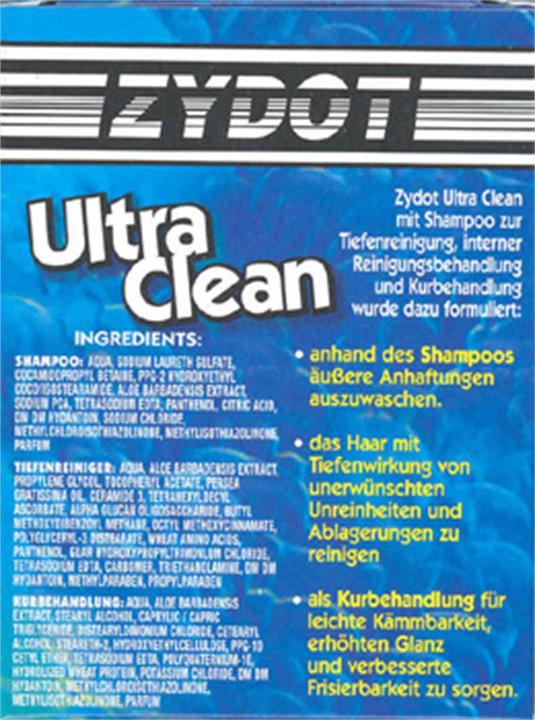 Produktbild Zydot Ultra Clean (Flüssiges Shampoo)