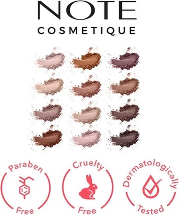 Actual product image Note Cosmetique Eyeshadow Makeup Palette