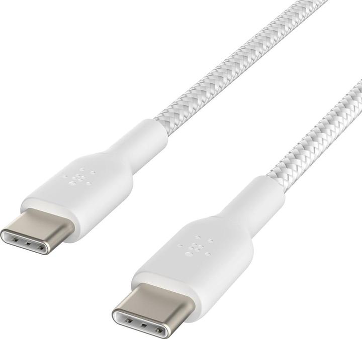 Actual product image Belkin USB charging cable Braided Boost Charge USB-C - USB-C 1 m (1 m, USB 3.2 Gen 1)
