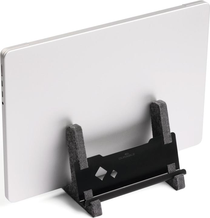 Actual product image Durable Laptop stand EFFECT -3kg 13-17"/vertical/PET-felt/anthracite