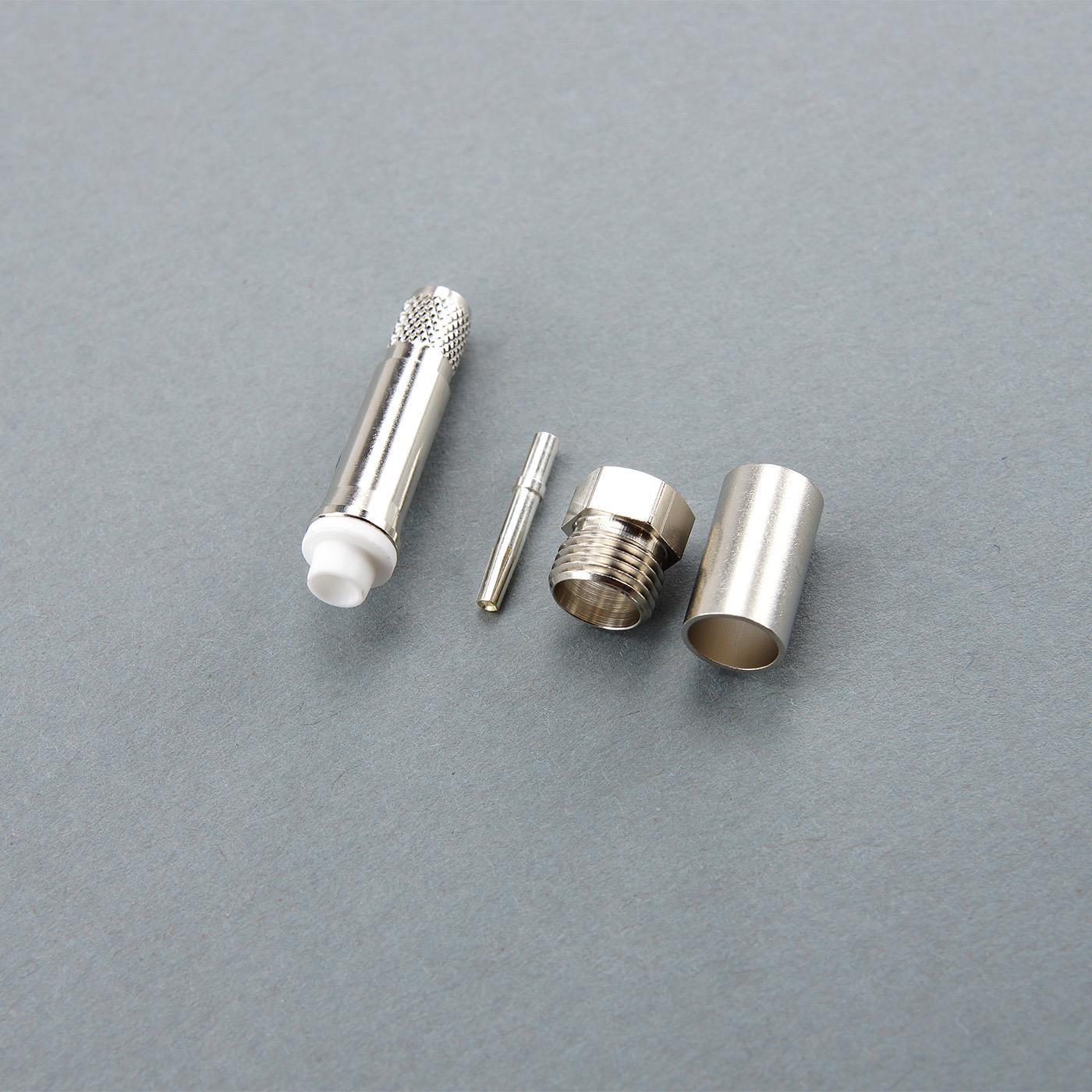 Telegärtner FME-Kabelbuchse Crimp G30 B0806, G30 (1.5/3.8), LMR-240, Elektronikkabel + Stecker