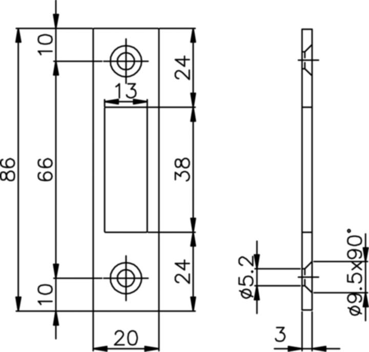 Produktbild MSL Flachschliessbleche B-1501 (Schliessblech)