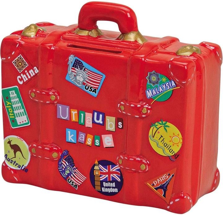 Immagine prodotto Sombo Valigia con adesivo per le vacanze (14 x 6 x 13 cm)